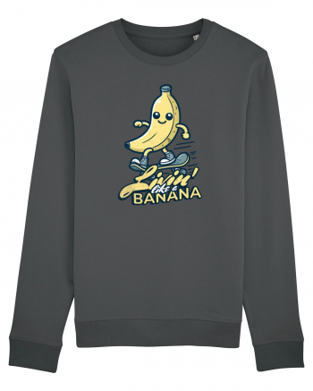 Banană Skate Skateboarding - Trăind Visul Ca o Banană Bluză mânecă lungă Unisex Rise