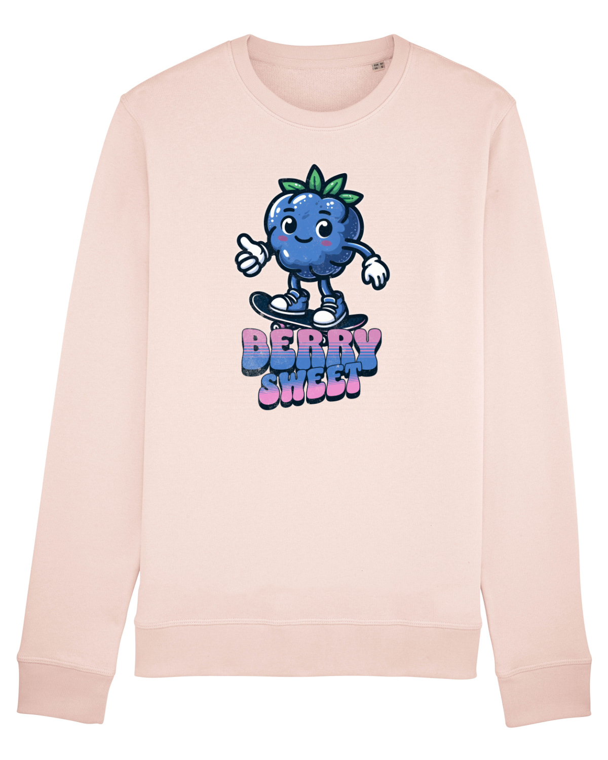 Bluză mânecă lungă Unisex Rise Candy Pink