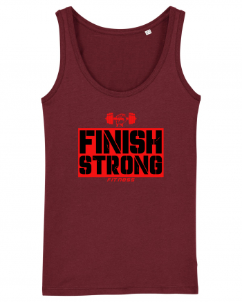 Finish Strong Fitness Burgundy