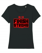 Finish Strong Fitness Tricou mânecă scurtă guler larg fitted Damă Expresser