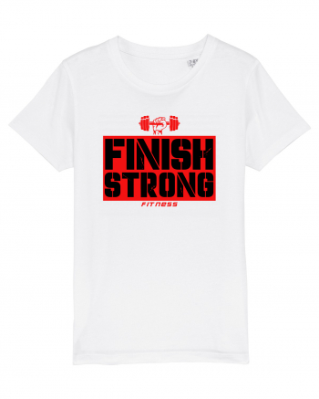 Finish Strong Fitness White