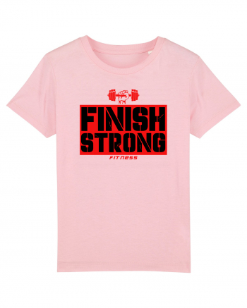 Finish Strong Fitness Cotton Pink