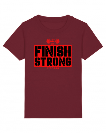 Finish Strong Fitness Burgundy
