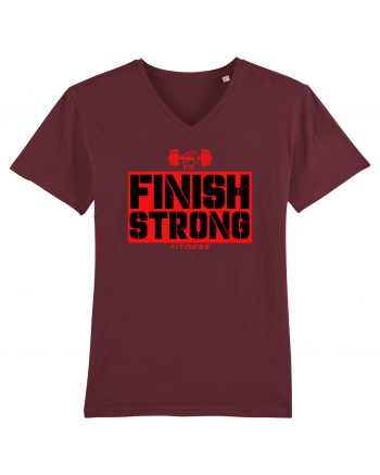 Finish Strong Fitness Burgundy