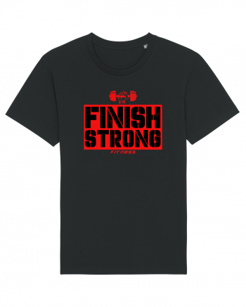 Finish Strong Fitness Tricou mânecă scurtă Unisex Rocker