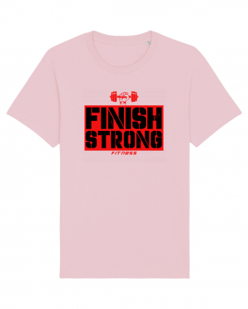Finish Strong Fitness Cotton Pink
