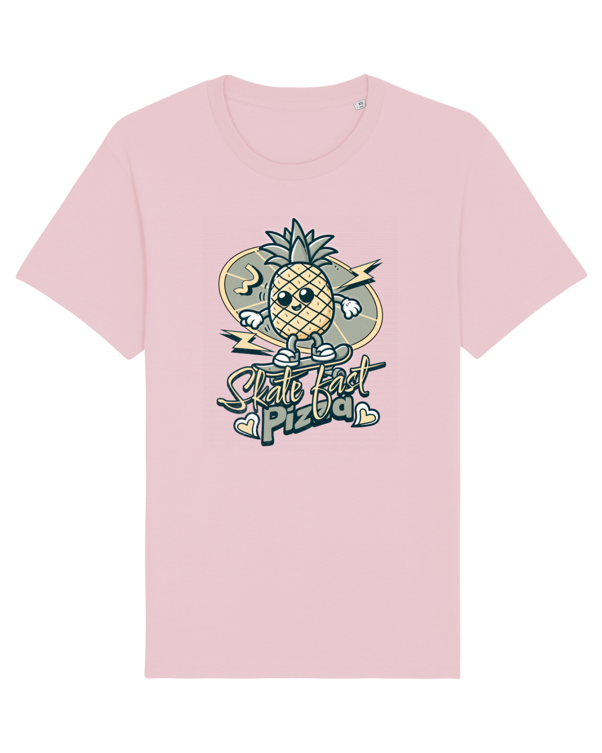 Tricou mânecă scurtă Unisex Rocker Cotton Pink