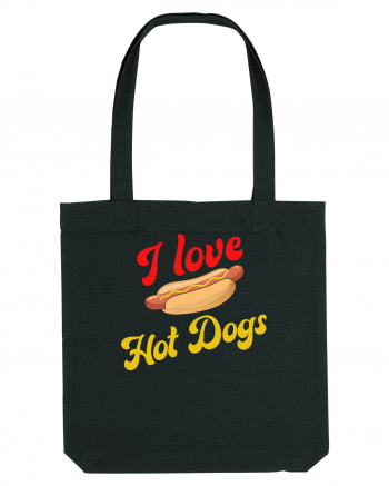 I Love Hot Dogs Sacoșă textilă