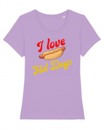 I Love Hot Dogs Lavender Dawn