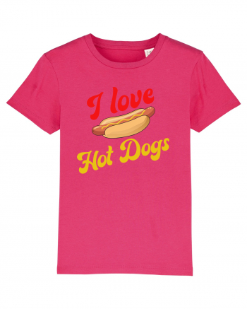 I Love Hot Dogs Raspberry