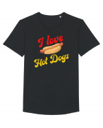 I Love Hot Dogs Tricou mânecă scurtă guler larg Bărbat Skater