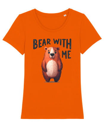 pentru prietenii animalelor - Bear with me Bright Orange