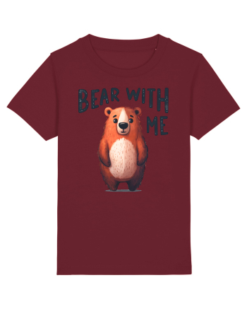 pentru prietenii animalelor - Bear with me Burgundy