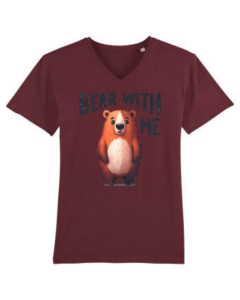 pentru prietenii animalelor - Bear with me Burgundy