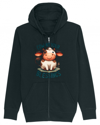 pentru prietenii animalelor - Cow-nt your blessings Black