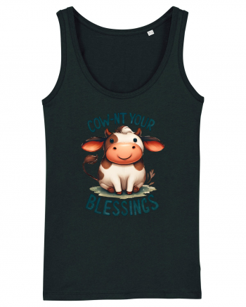 pentru prietenii animalelor - Cow-nt your blessings Black