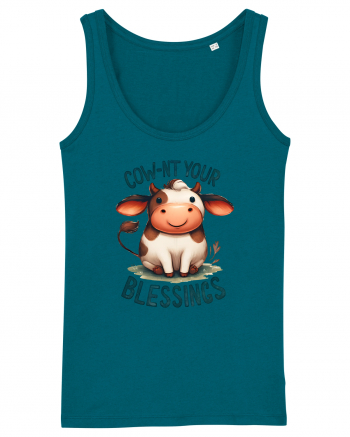 pentru prietenii animalelor - Cow-nt your blessings Ocean Depth