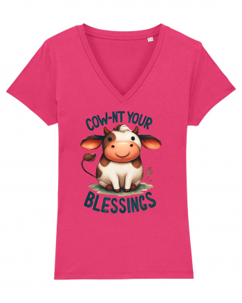 pentru prietenii animalelor - Cow-nt your blessings Raspberry