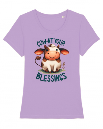 pentru prietenii animalelor - Cow-nt your blessings Lavender Dawn