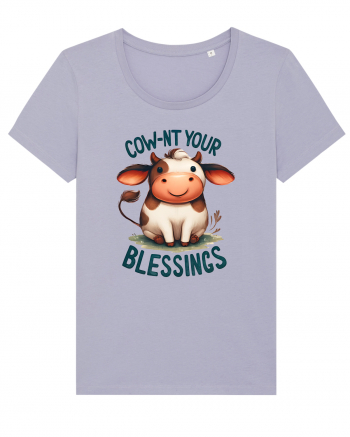 pentru prietenii animalelor - Cow-nt your blessings Lavender