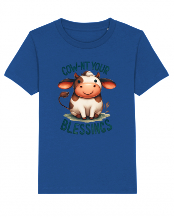 pentru prietenii animalelor - Cow-nt your blessings Majorelle Blue