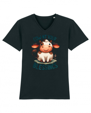 pentru prietenii animalelor - Cow-nt your blessings Black