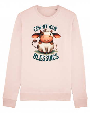 pentru prietenii animalelor - Cow-nt your blessings Candy Pink