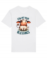 pentru prietenii animalelor - Cow-nt your blessings Tricou mânecă scurtă Unisex Rocker