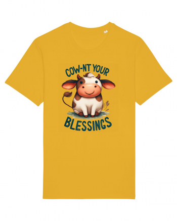 pentru prietenii animalelor - Cow-nt your blessings Spectra Yellow