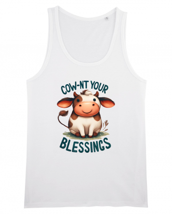 pentru prietenii animalelor - Cow-nt your blessings White