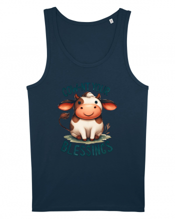 pentru prietenii animalelor - Cow-nt your blessings Navy