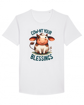 pentru prietenii animalelor - Cow-nt your blessings White