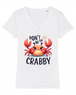 pentru prietenii animalelor - Do not be so crabby Tricou mânecă scurtă guler V Damă Evoker