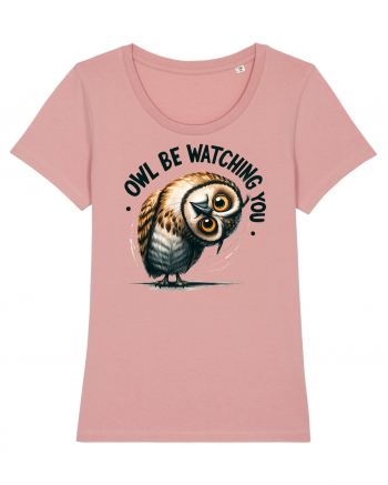 pentru prietenii animalelor - Owl be watching you Canyon Pink