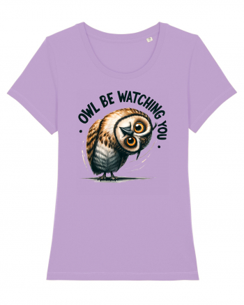 pentru prietenii animalelor - Owl be watching you Lavender Dawn