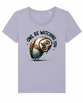 pentru prietenii animalelor - Owl be watching you Lavender