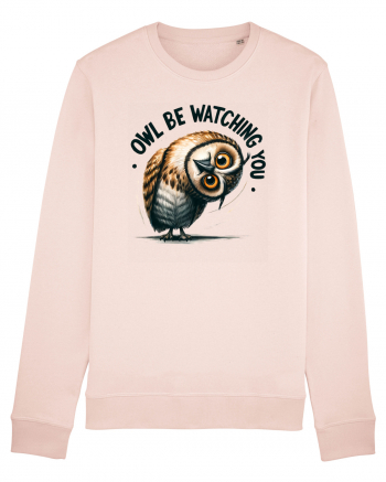 pentru prietenii animalelor - Owl be watching you Candy Pink