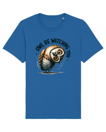 pentru prietenii animalelor - Owl be watching you Royal Blue