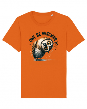 pentru prietenii animalelor - Owl be watching you Bright Orange