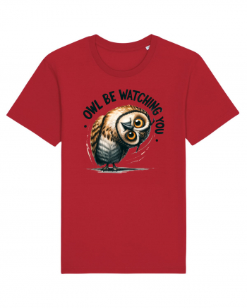 pentru prietenii animalelor - Owl be watching you Red