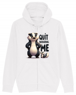 pentru prietenii animalelor - Quit badgering me Hanorac cu fermoar Unisex Connector