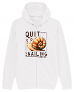 pentru prietenii animalelor - Quit snailing around Hanorac cu fermoar Unisex Connector