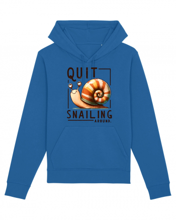 pentru prietenii animalelor - Quit snailing around Royal Blue