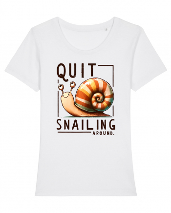 pentru prietenii animalelor - Quit snailing around White