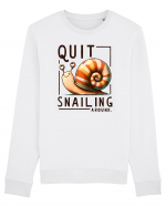 pentru prietenii animalelor - Quit snailing around Bluză mânecă lungă Unisex Rise