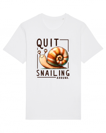 pentru prietenii animalelor - Quit snailing around White