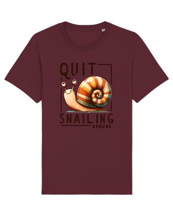 pentru prietenii animalelor - Quit snailing around Burgundy