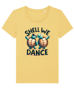 pentru prietenii animalelor - Shell we dance Tricou mânecă scurtă guler larg fitted Damă Expresser