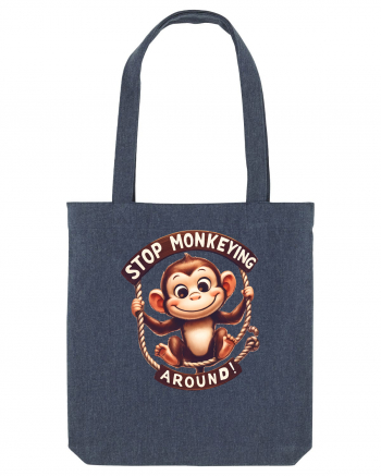 pentru prietenii animalelor - Stop monkeying around Midnight Blue