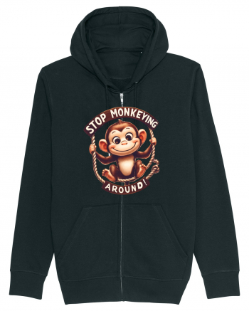 pentru prietenii animalelor - Stop monkeying around Black